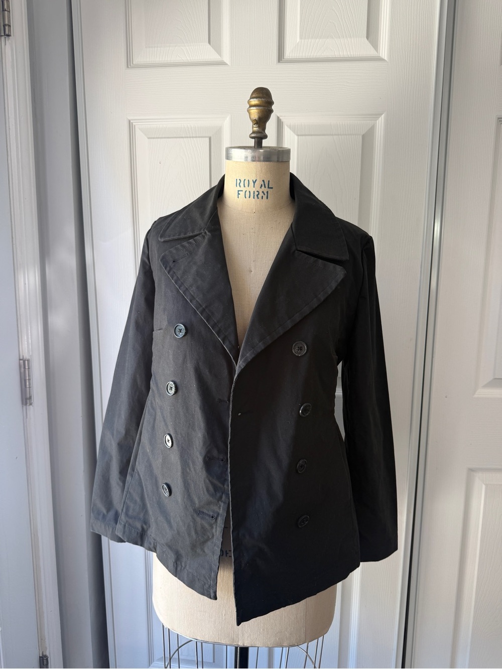 GAP Classic Black Double-Breasted Women's Jacket